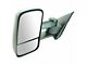 Manual Towing Mirror; Textured Black; Driver Side (15-19 Sierra 2500 HD)