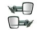 Manual Towing Mirrors; Textured Black (15-19 Sierra 2500 HD)