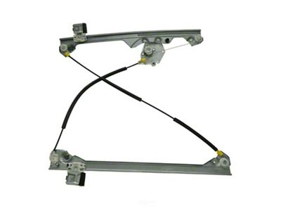 Manual Window Regulator; Front Driver Side (07-14 Sierra 2500 HD)