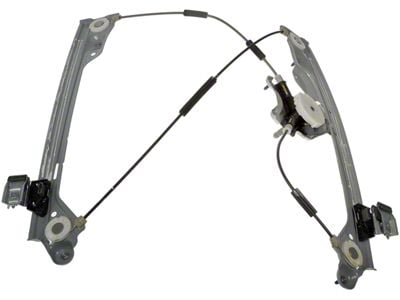 Manual Window Regulator; Front Passenger Side (15-19 Sierra 2500 HD)