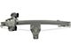 Manual Window Regulator Only; Rear Driver Side (07-13 Sierra 2500 HD Extended Cab)