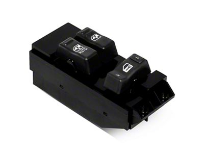 Master Power Window Control Switch; Driver Side (01-02 Sierra 2500 HD Regular Cab, Extended Cab)