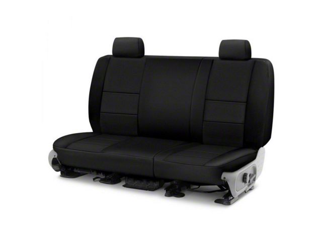 ModaCustom Wetsuit Rear Seat Cover; Black (15-19 Sierra 2500 HD Denali Crew Cab)