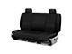 ModaCustom Wetsuit Rear Seat Cover; Black (15-19 Sierra 2500 HD Denali Double Cab)