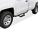 Octagon Tube Drop Style Nerf Side Step Bars; Black (07-19 Sierra 2500 HD Regular Cab)