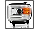 OE Style Headlights; Chrome Housing; Clear Lens (15-19 Sierra 2500 HD w/ Factory Halogen Headlights)