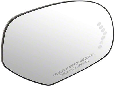 OE Style Heated Mirror Glass with Turn Signal; Passenger Side (07-14 Sierra 2500 HD)