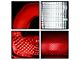 OEM Style Tail Light; Black Housing; Red/Clear Lens; Driver Side (20-23 Sierra 2500 HD w/ Factory LED Tail Lights)