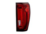 OEM Style Tail Light; Black Housing; Red/Clear Lens; Passenger Side (20-23 Sierra 2500 HD w/ Factory LED Tail Lights)