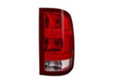OEM Style Tail Light; Chrome Housing; Red/Clear Lens; Passenger Side (07-14 Sierra 2500 HD SRW)