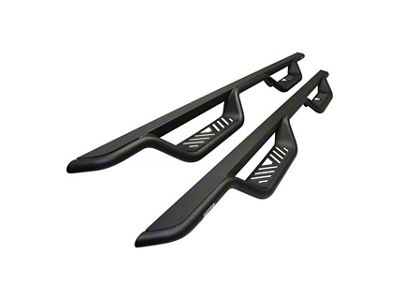 Westin Outlaw Drop Nerf Side Step Bars; Textured Black (15-19 6.0L Sierra 2500 HD Crew Cab)