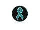 Ovarian Cancer Ribbon Rated Badge (Universal; Some Adaptation May Be Required)