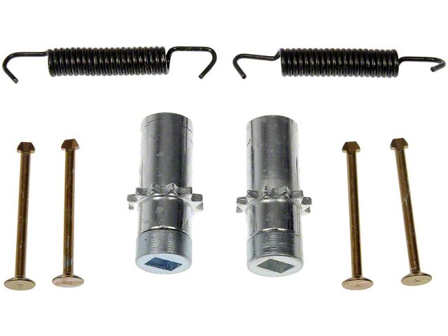 Parking Brake Hardware Kit for Brake Shoes with 4 Holes (11-16 Sierra 2500 HD)