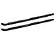 Platinum 4-Inch Wheel-to-Wheel Oval Side Step Bars; Black (15-19 Sierra 2500 HD Crew Cab w/ 8-Foot Long Box)