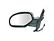 Powered Heated Manual Folding Mirror; Textured Black; Driver Side (07-14 Sierra 2500 HD)