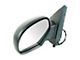 Powered Heated Manual Folding Mirror; Textured Black; Driver Side (07-14 Sierra 2500 HD)