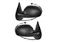 Powered Heated Manual Folding Mirrors; Textured Black (07-14 Sierra 2500 HD)