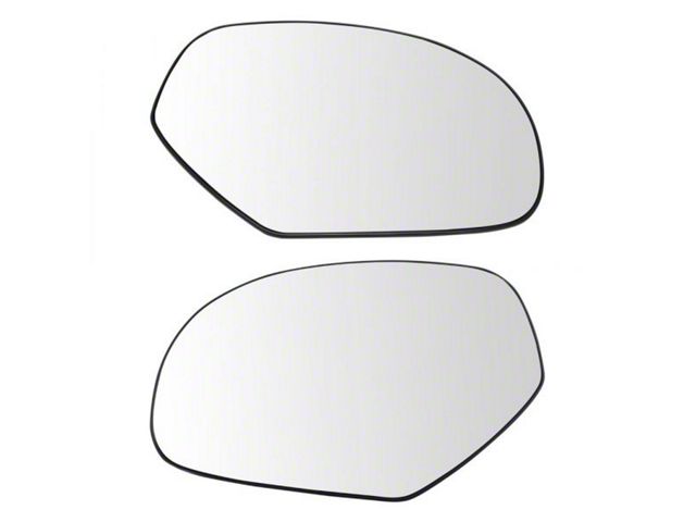 Powered Heated Mirror Glass; Driver and Passenger Side (07-14 Sierra 2500 HD)