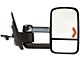 Powered Heated Towing Mirror; Textured Black; Passenger Side (15-19 Sierra 2500 HD)