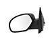 Powered Mirror; Textured Black; Driver Side (07-10 Sierra 2500 HD)