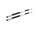 Premier 4 Oval Nerf Side Step Bars with Mounting Kit; Stainless Steel (15-19 Sierra 2500 HD Double Cab)