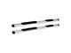 Premier 4 Oval Nerf Side Step Bars with Mounting Kit; Stainless Steel (15-19 Sierra 2500 HD Crew Cab)