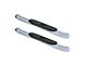 Pro Traxx 4-Inch Oval Side Step Bars; Stainless Steel (07-14 Sierra 2500 HD Regular Cab)