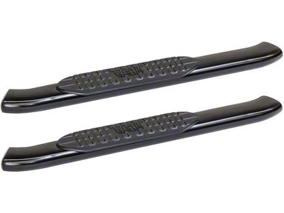 Westin Pro Traxx 5-Inch Oval Side Step Bars; Black (15-19 Sierra 2500 HD Regular Cab)