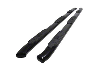 Westin Pro Traxx 5-Inch Wheel-to-Wheel Oval Side Step Bars; Black (20-24 Sierra 2500 HD Crew Cab w/ 8-Foot Long Box)