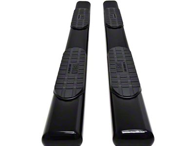 Pro Traxx 6-Inch Oval Side Step Bars; Black (20-24 Sierra 2500 HD Crew Cab)