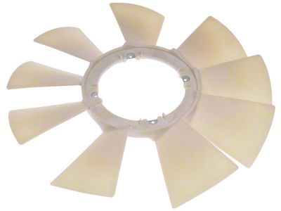 Radiator Clutch Fan Blade; Plastic (11-16 6.6L Duramax Sierra 2500 HD)