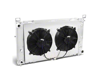 Radiator; Fan Shroud; 2-Row (07-12 Sierra 2500 HD)