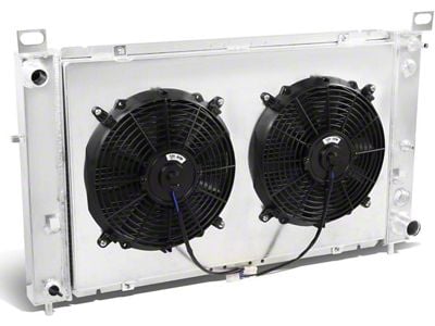 Radiator; Fan Shroud; 2-Row (07-12 Sierra 2500 HD)