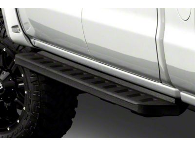 Go Rhino RB10 Running Boards; Protective Bedliner Coating (20-24 Sierra 2500 HD Double Cab)