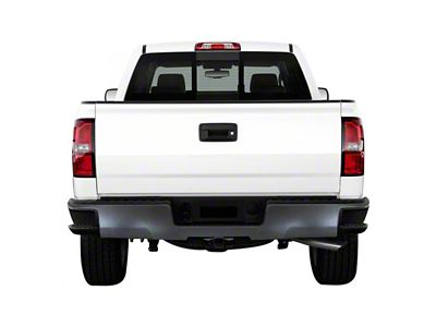 Rear Bumper Cover; Not Pre-Drilled for Backup Sensors; Paintable ABS (15-19 Sierra 2500 HD)