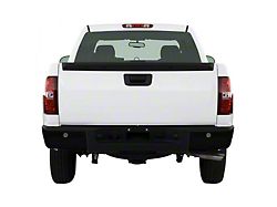 Rear Bumper Cover; Pre-Drilled for Backup Sensors; Gloss Black (07-14 Sierra 2500 HD)