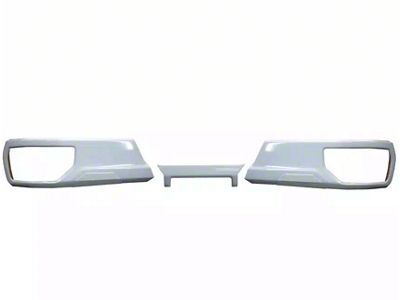 Rear Bumper Cover; Summit White (20-24 Sierra 2500 HD)