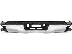 Rear Bumper; Not Pre-Drilled for Backup Sensors; Chrome (15-19 Sierra 2500 HD w/ Hitch Draw Bar)