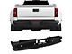 Rear Bumper; Pre-Drilled for Backup Sensors; Black (15-19 Sierra 2500 HD w/ Hitch Draw Bar)