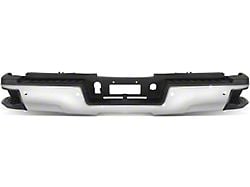 Rear Bumper; Pre-Drilled for Backup Sensors; Chrome (15-19 Sierra 2500 HD w/o Hitch Draw Bar)