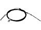 Rear Parking Brake Cable; Driver Side (2014 Sierra 2500 HD Crew Cab w/ 6.50-Foot Standard Box)