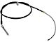 Rear Parking Brake Cable; Passenger Side (09-11 Sierra 2500 HD Extended Cab & Crew Cab w/ 8-Foot Long Box)