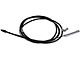 Rear Parking Brake Cable; Passenger Side (2014 Sierra 2500 HD Regular Cab w/ 6.50-Foot Standard Box)