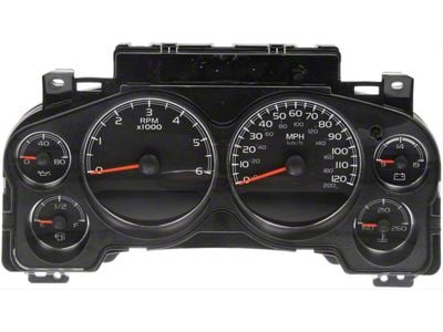 Remanufactured Instrument Cluster (07-08 Sierra 2500 HD w/ Automatic Transmission)