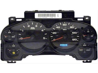 Remanufactured Instrument Cluster; 6-Gauge (07-11 Sierra 2500 HD)