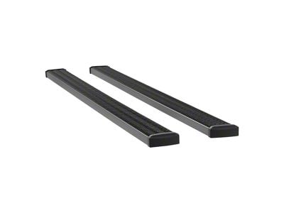 Grip Step 7-Inch Wheel-to-Wheel Running Boards; Textured Black (07-14 Sierra 2500 HD Crew Cab w/ 8-Foot Long Box)