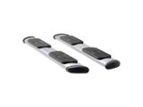 Regal 7-Inch Oval Side Step Bars without Mounting Brackets; Polished Stainless (07-24 6.0L Sierra 2500 HD Crew Cab)