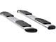 Regal 7-Inch Wheel-to-Wheel Oval Side Step Bars; Rocker Mount; Polished Stainless (07-14 6.0L Sierra 2500 HD Regular Cab w/ 8-Foot Long Box)