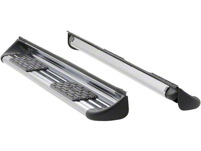 Stainless Side Entry Running Boards; Polished (15-19 Sierra 2500 HD Crew Cab)