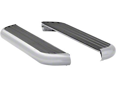 MegaStep 6.50-Inch Running Boards; Polished Stainless (15-18 Sierra 2500 HD Regular Cab)